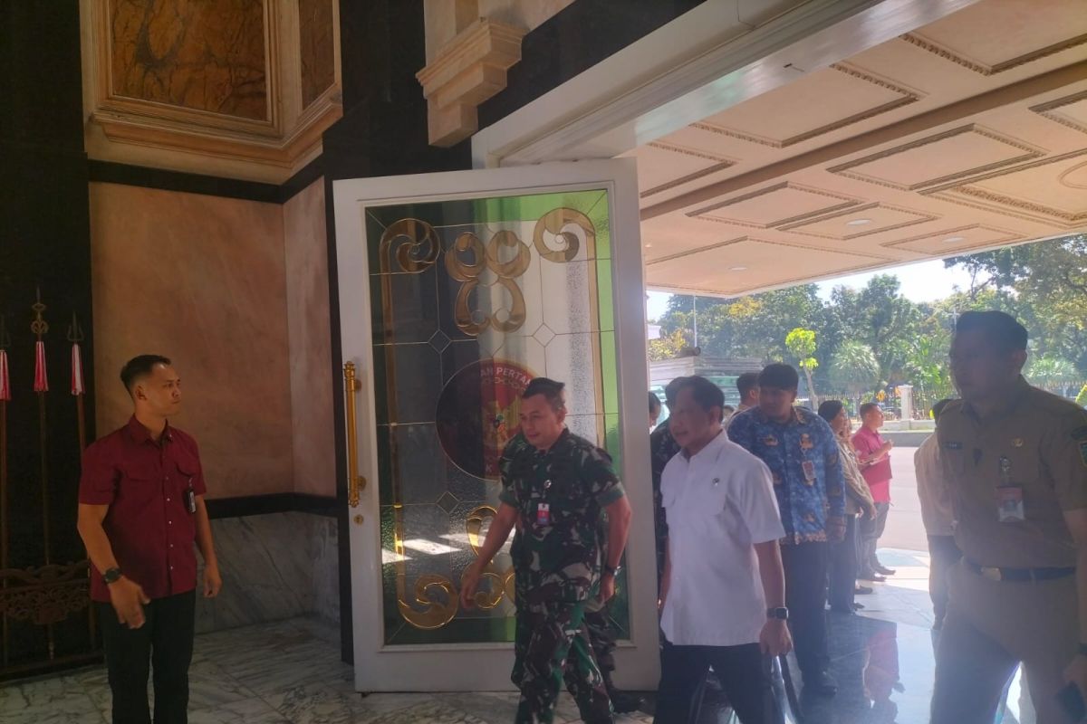 Mendagri hingga Menteri KP hadiri rakor di Gedung Kemhan