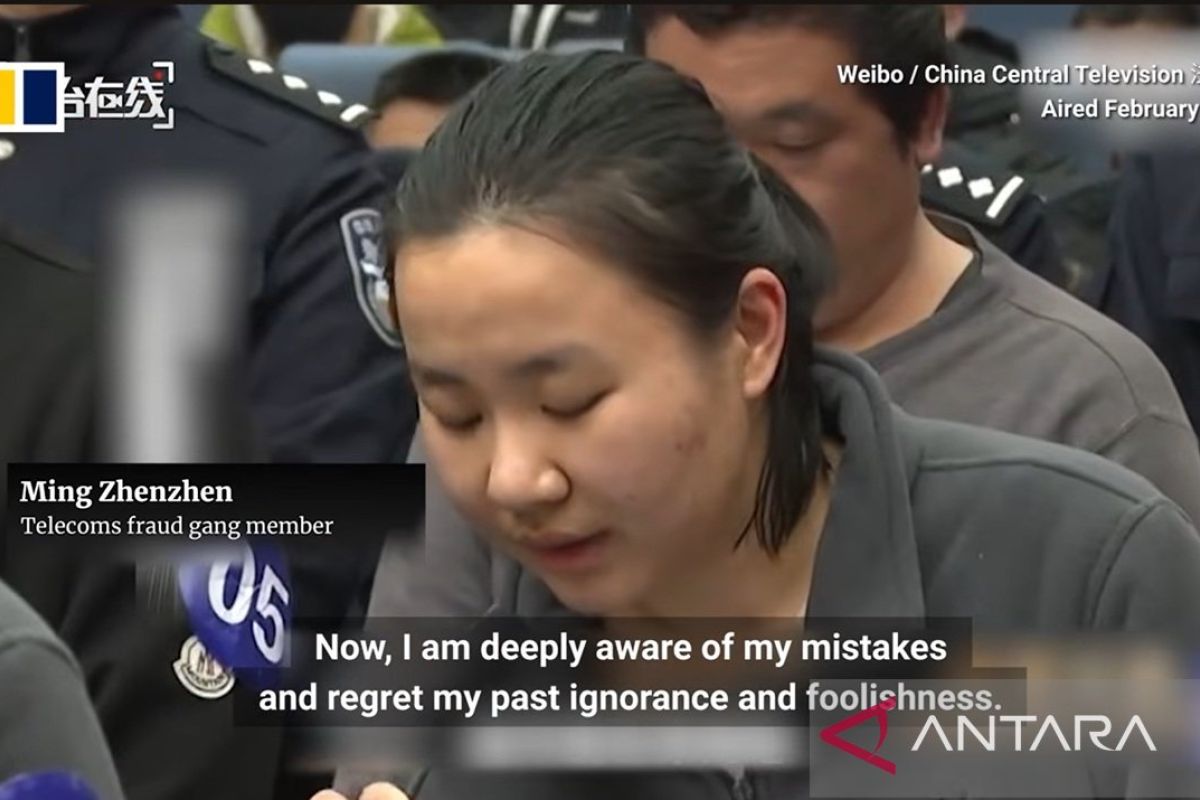 Geng judol asal China sampaikan permintaan maaf sebelum dieksekusi