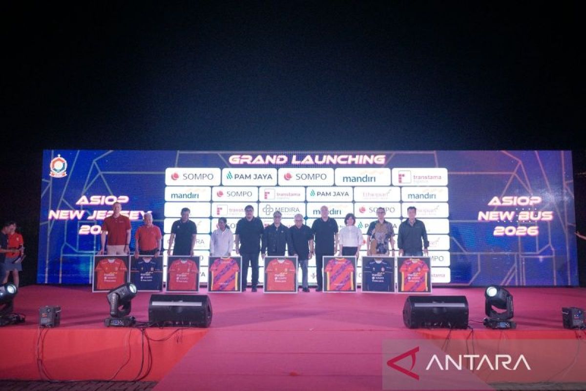 ASIOP luncurkan jersi musim 2026 dan bus baru bertema Rise the World