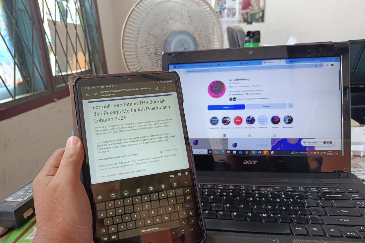 AJI Palembang buka posko aduan THR bagi jurnalis dan pekerja media