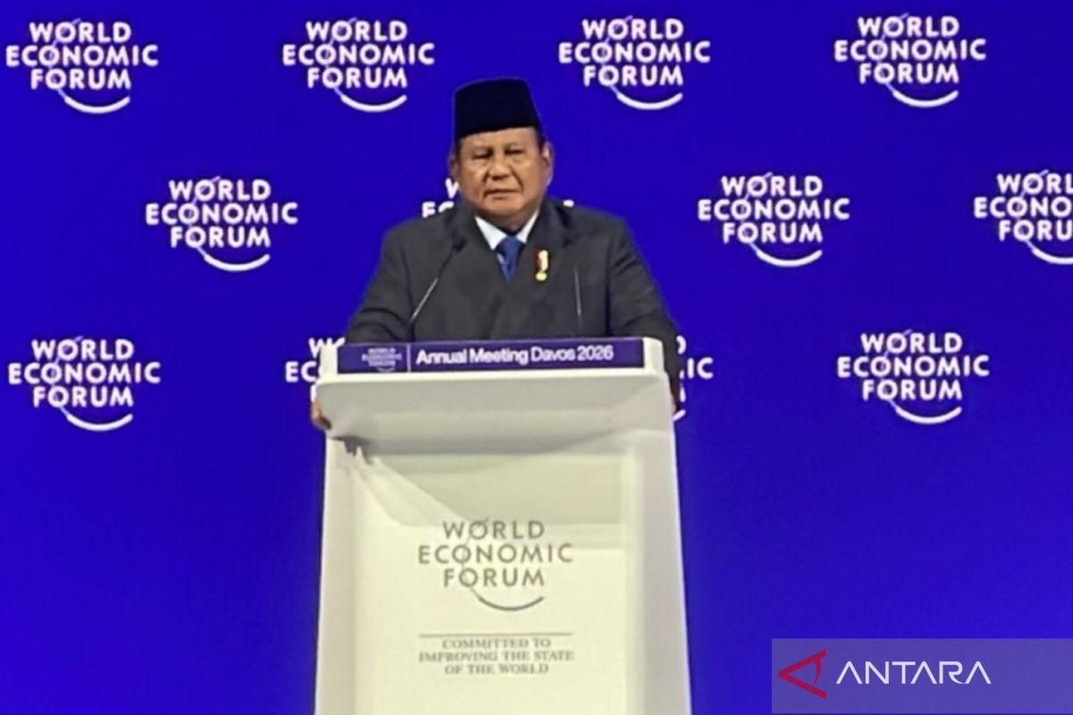 Di WEF, Prabowo nyatakan politik luar negeri RI dilandasi perdamaian