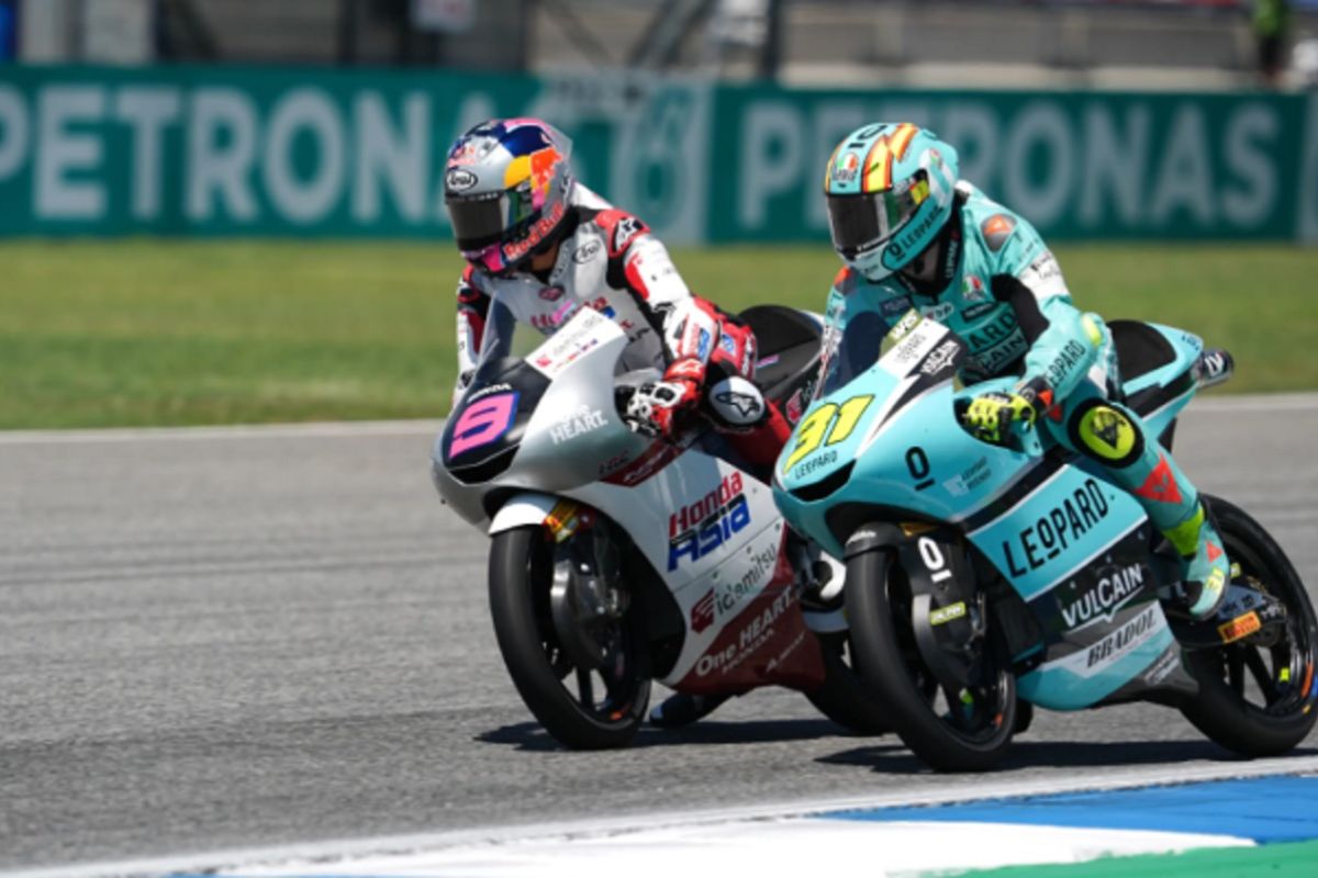 Veda Ega Pratama finis kelima pada debut Moto3 di GP Thailand