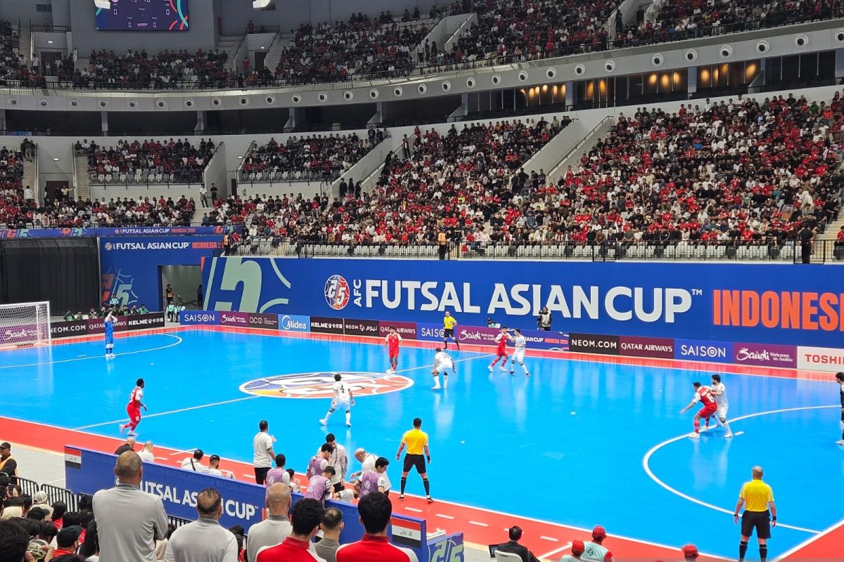 Indonesia ke perempat final Piala Asia Futsal sebagai juara Grup A
