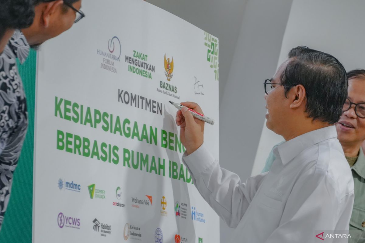 Baznas RI bersama HFI perkuat mitigasi bencana berbasis rumah ibadah