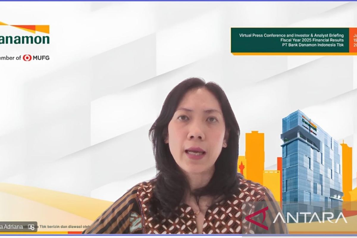 Bank Danamon cetak laba bersih Rp4 triliun pada 2025