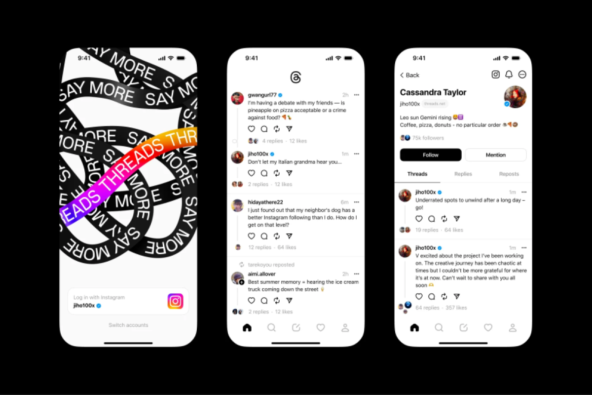 Unggahan Threads bisa dibagi ke Instagram Story tanpa keluar aplikasi