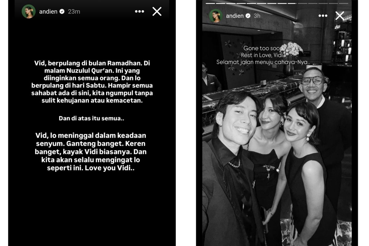 Sherina, Andien dan Isyana Sarasvasti mengenang Vidi Aldiano