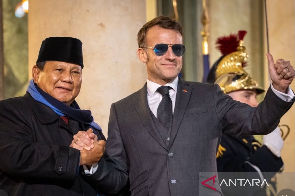 Macron ungkap fokus pertemuannya dengan Prabowo di Istana Elysee
