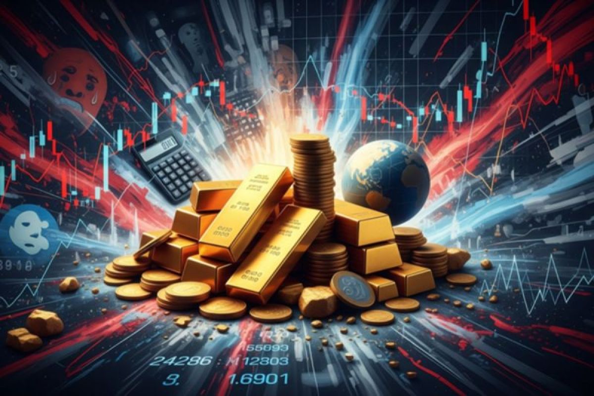 Awal Ramadhan emas UBS Rp2,929 juta/gr dan Galeri24 Rp2,915 juta/gr