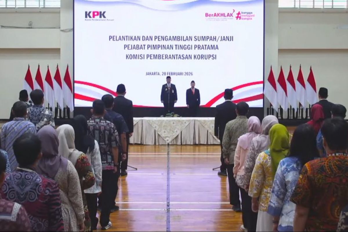 KPK lantik 6 pimpinan tinggi pratama, termasuk Direktur Penyelidikan