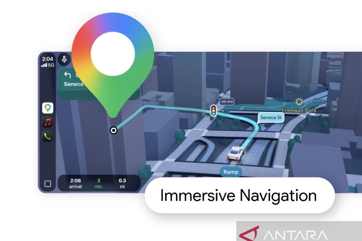 Google Maps hadirkan tampilan 3D dengan dukungan Gemini AI