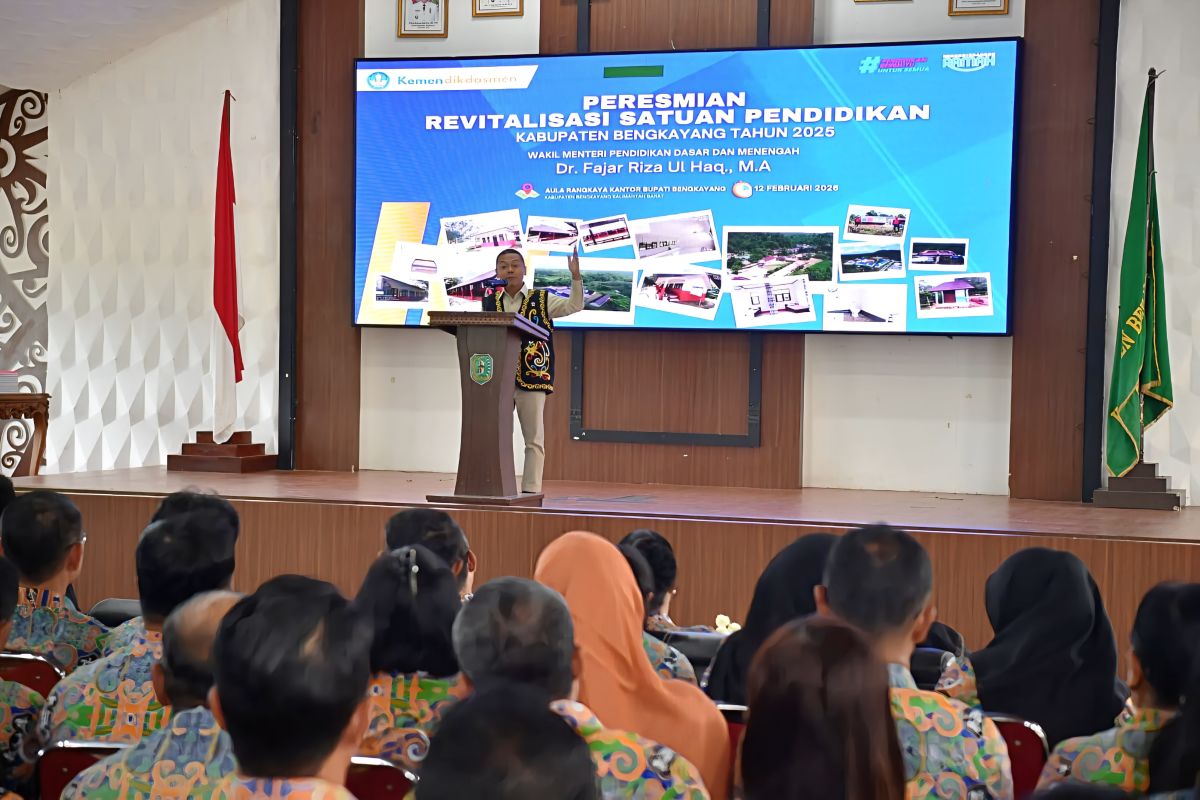 Kemendikdasmen resmikan revitalisasi 38 sekolah di wilayah 3T Kalbar