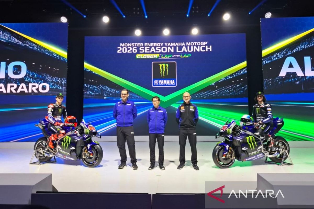 Yamaha perkenalkan motor YZR-M1 bermesin V4 untuk MotoGP 2026