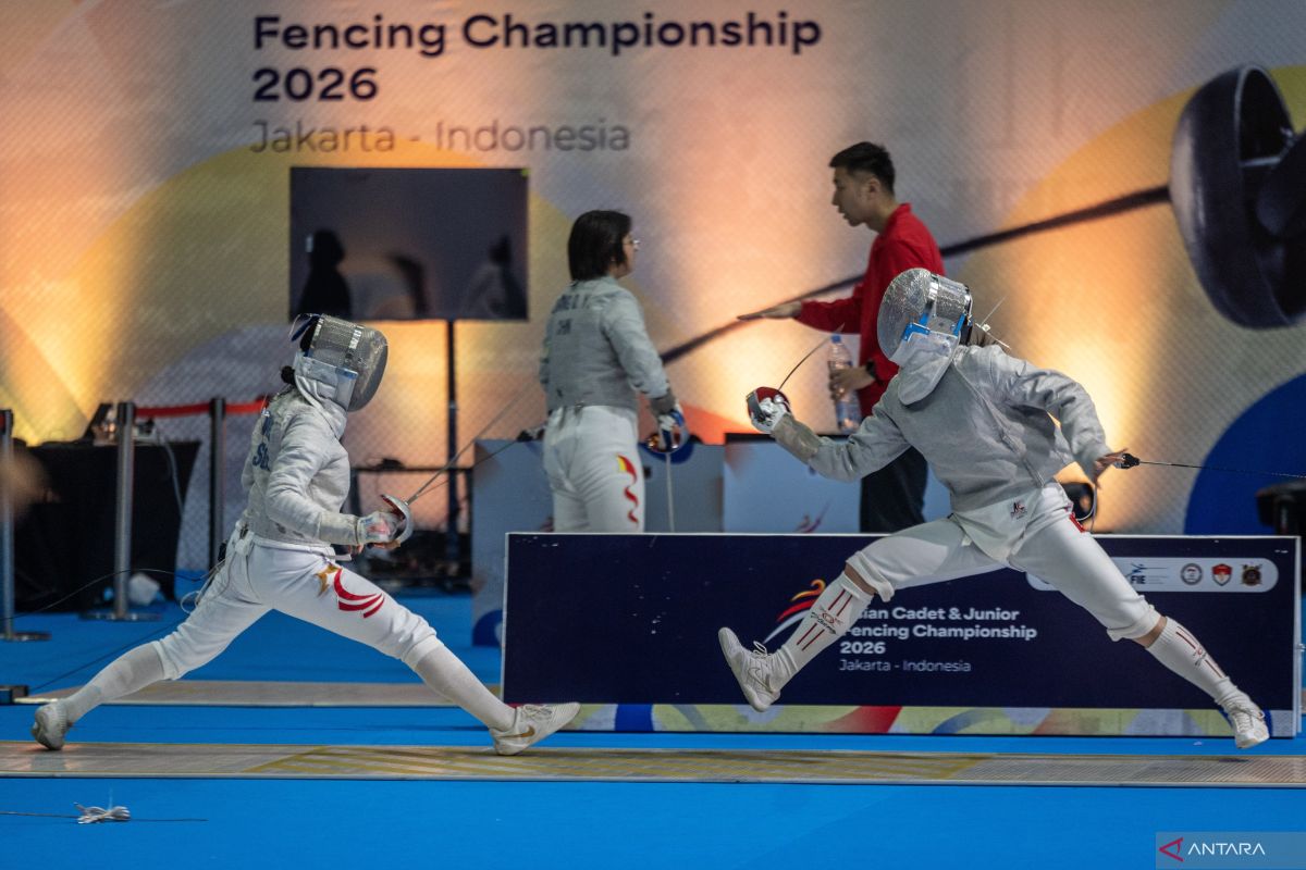 Kejuaraan Asia Anggar 2026 ajarkan atlet muda soal profesionalisme