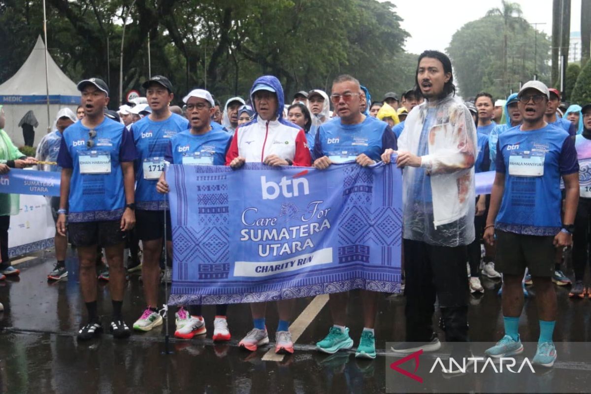Seribu peserta ikuti Charity Run untuk pemulihan Sumatera Utara