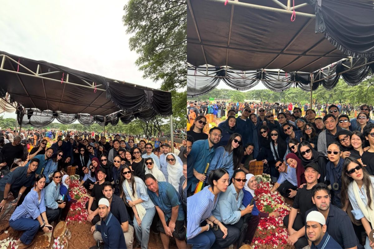 Makna warna biru yang hiasi pemakaman Vidi Aldiano