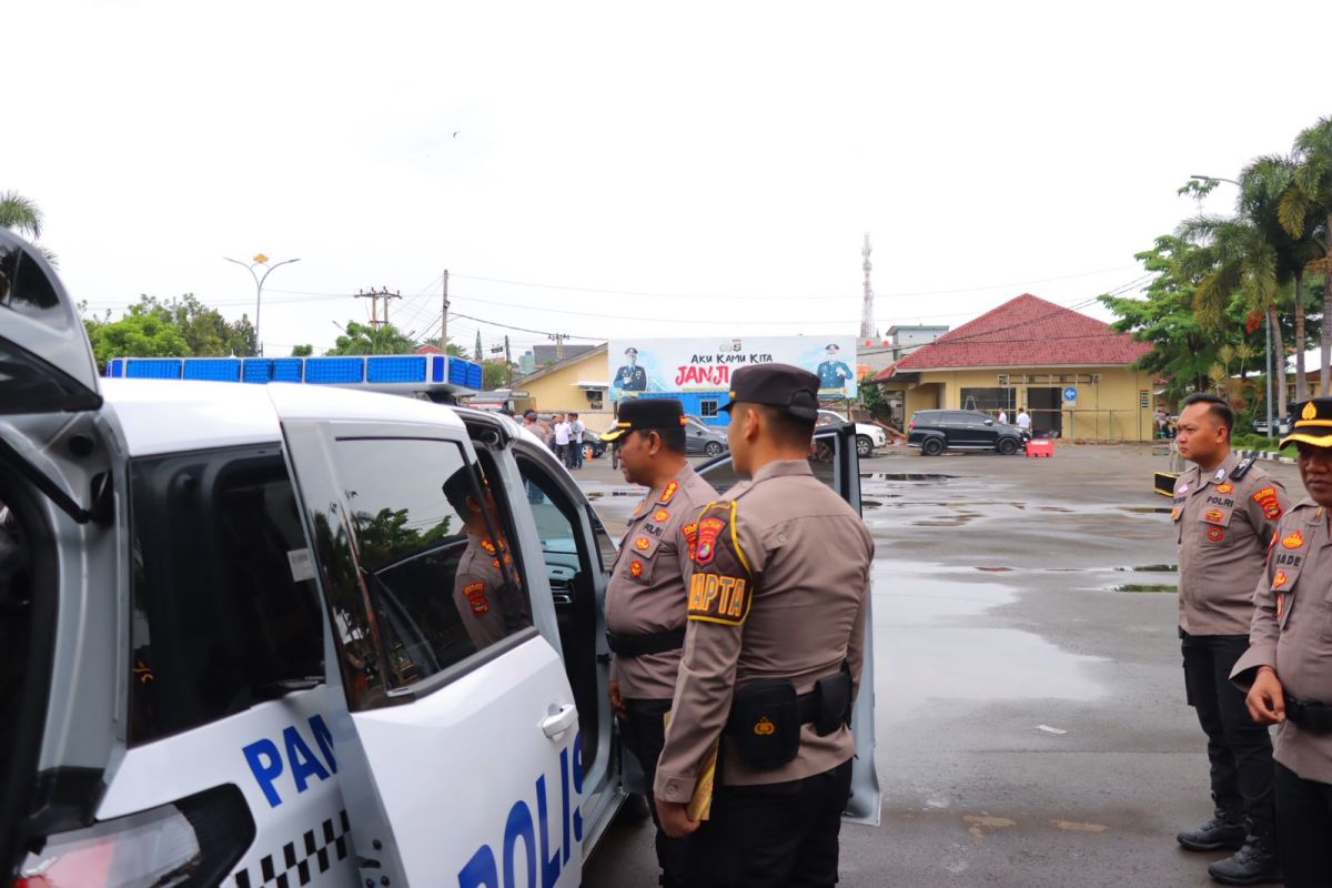 Polresta Bandarlampung dapat tambahan kendaraan ramah lingkungan