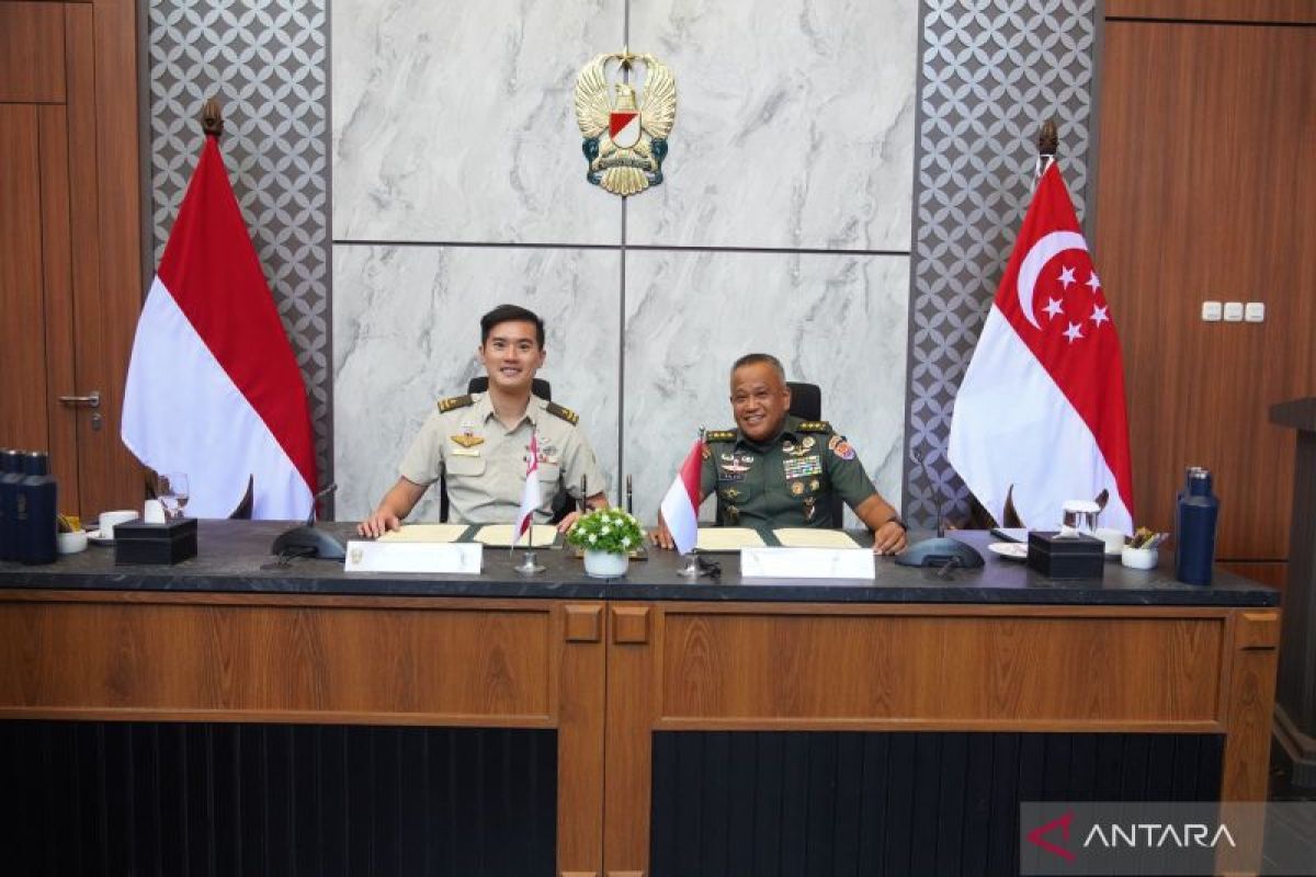 TNI AD jalin kerja sama militer dengan Angakat Darat Singapura