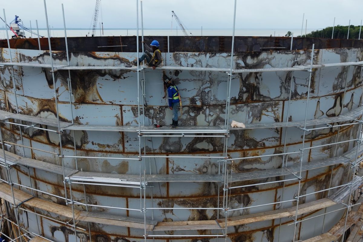 WIKA: Pembangunan tangki HSD di Merauke capai 70 persen