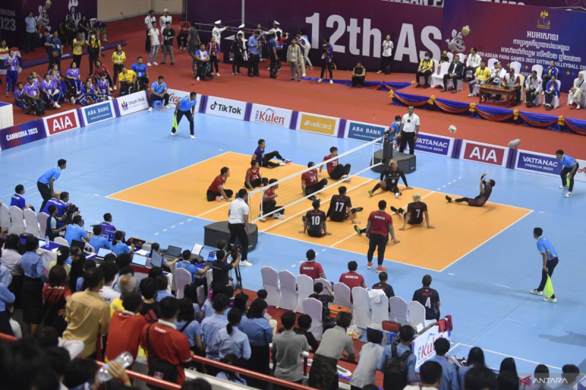 Tim voli duduk Indonesia bekuk Filipina namun takluk dari Thailand