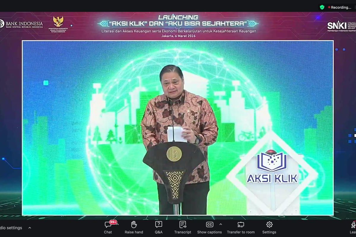 Airlangga: Nasabah bulion capai 5,7 juta, naik pesat dalam setahun