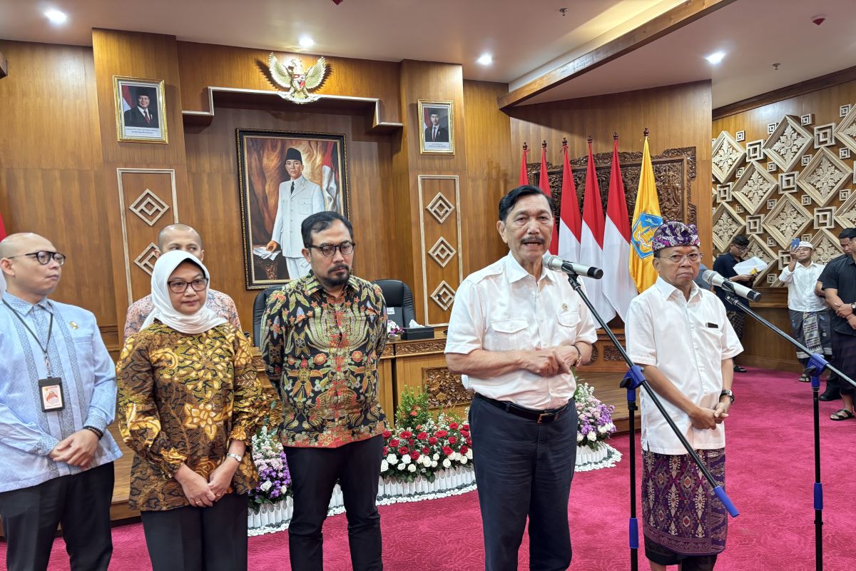 Luhut: Digitalisasi dapat tuntaskan masalah alih fungsi lahan di Bali