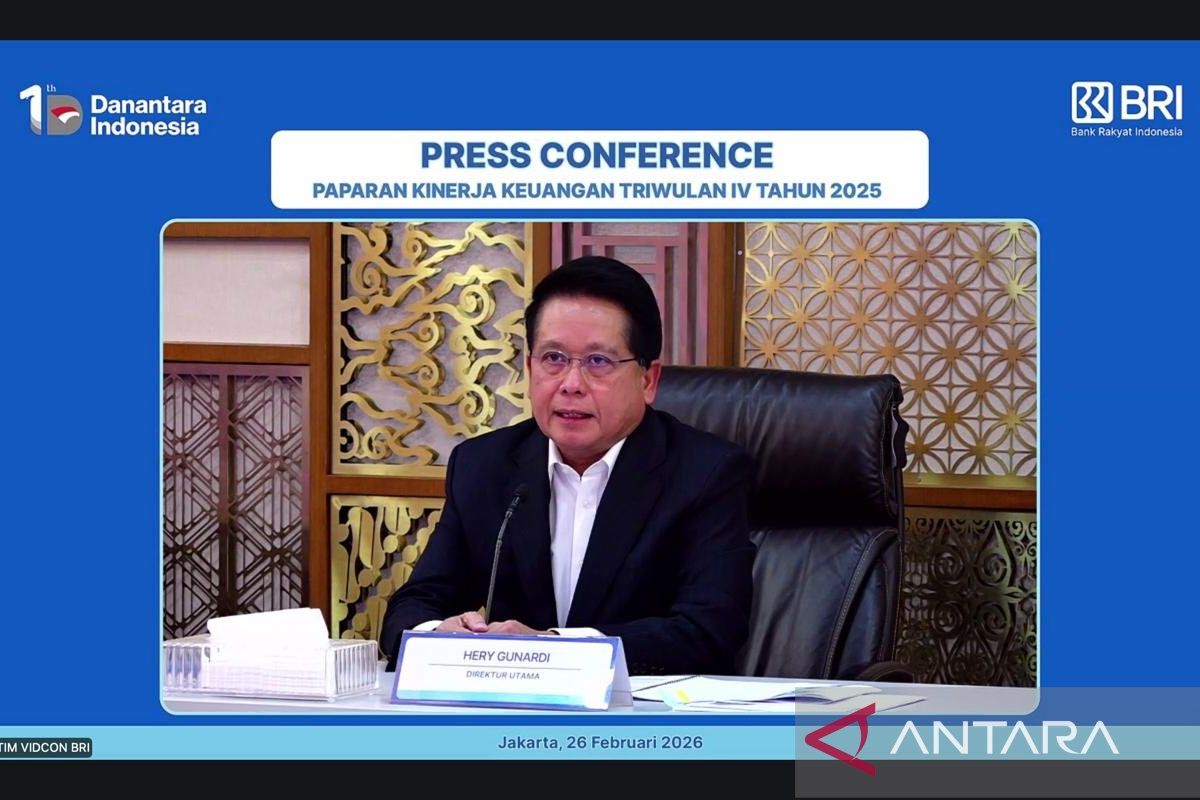 BRI kantongi laba bersih Rp57,13 triliun pada 2025