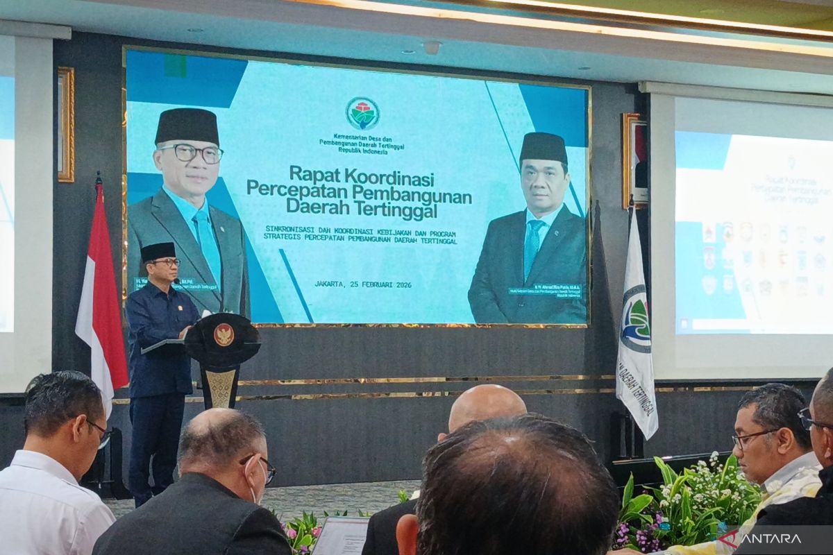 Mendes: Bangun kolaborasi untuk percepat pembangunan daerah tertinggal