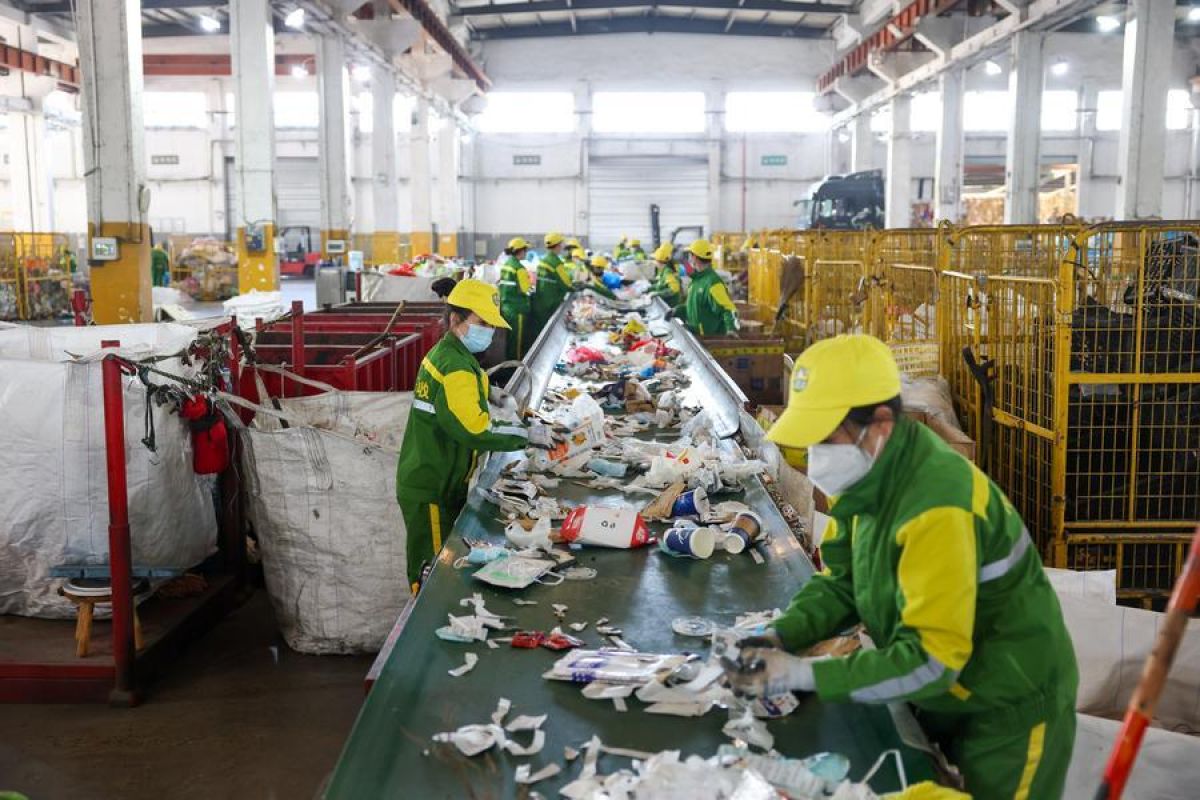Daur ulang berbasis teknologi dorong ekonomi sirkular di China