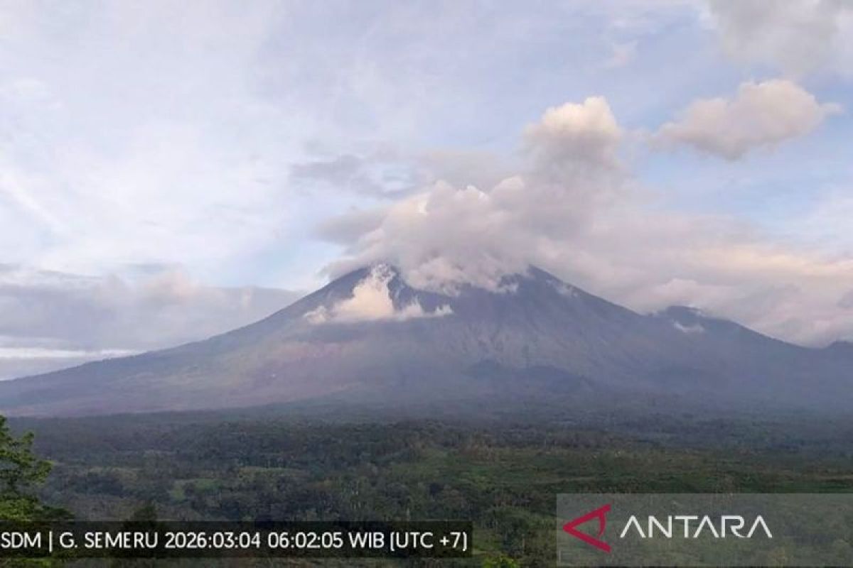 Aktivitas Gunung Semeru masih didominasi gempa letusan