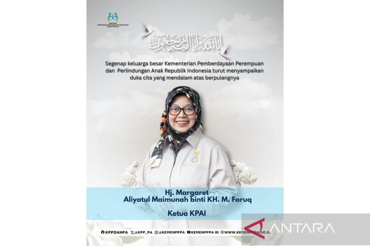 KemenPPPA sampaikan duka cita mendalam atas wafatnya Ketua KPAI