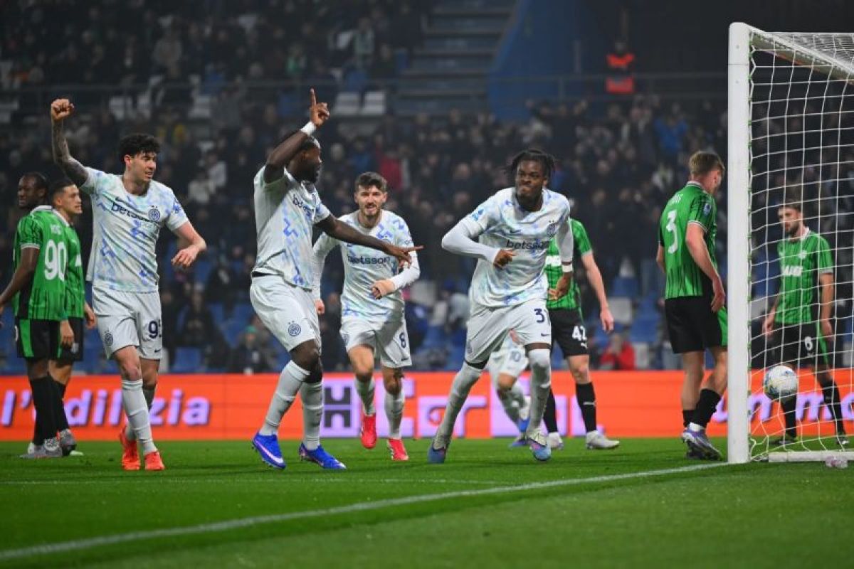 Inter kokoh di puncak klasemen setelah bantai Sassuolo 5-0