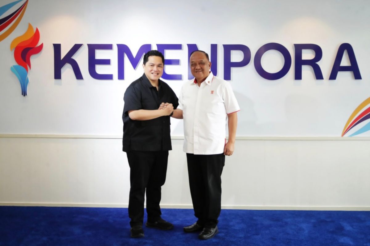 Menpora bersama Ketua KONI Pusat bahas persiapan PON 2028