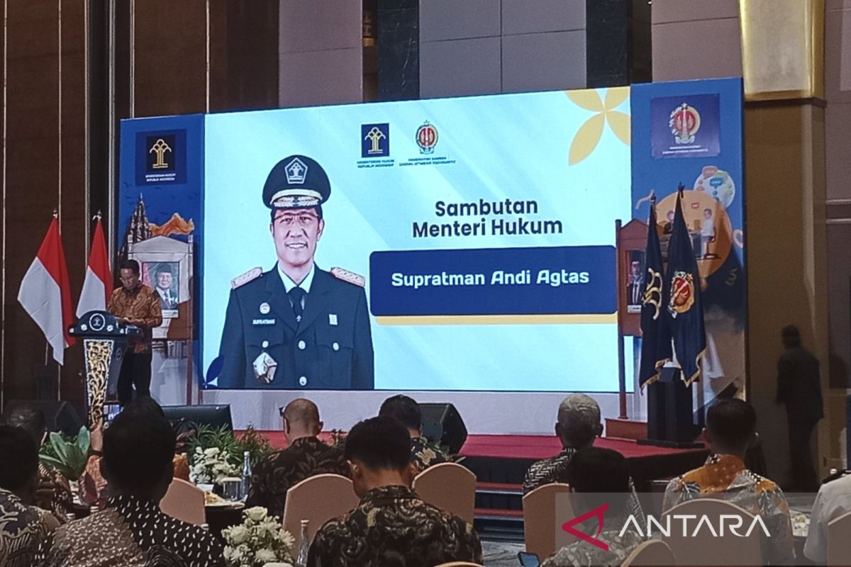 Menkum: Presiden bisa pantau kinerja Kemenkum lewat layar kecil