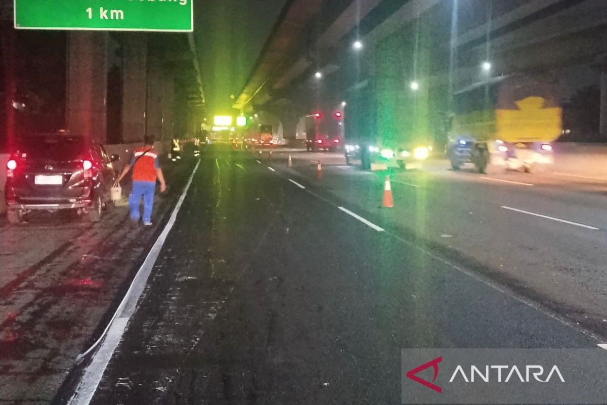 Jasamarga lanjutkan pemeliharaan Tol Jakarta-Cikampek jelang mudik