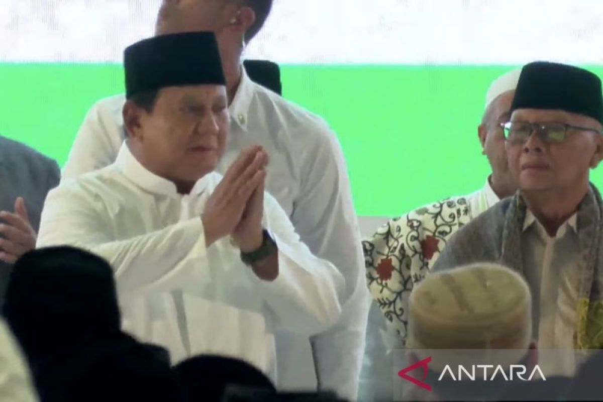 Presiden Prabowo hadiri acara pengukuhan pengurus MUI di Istiqlal