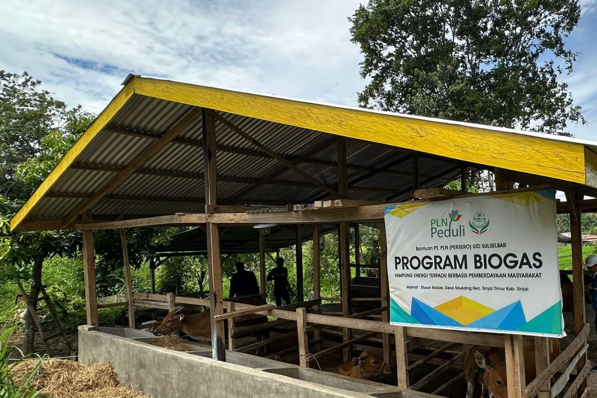Program Biogas PLN Peduli wujudkan energi bersih di Sinjai