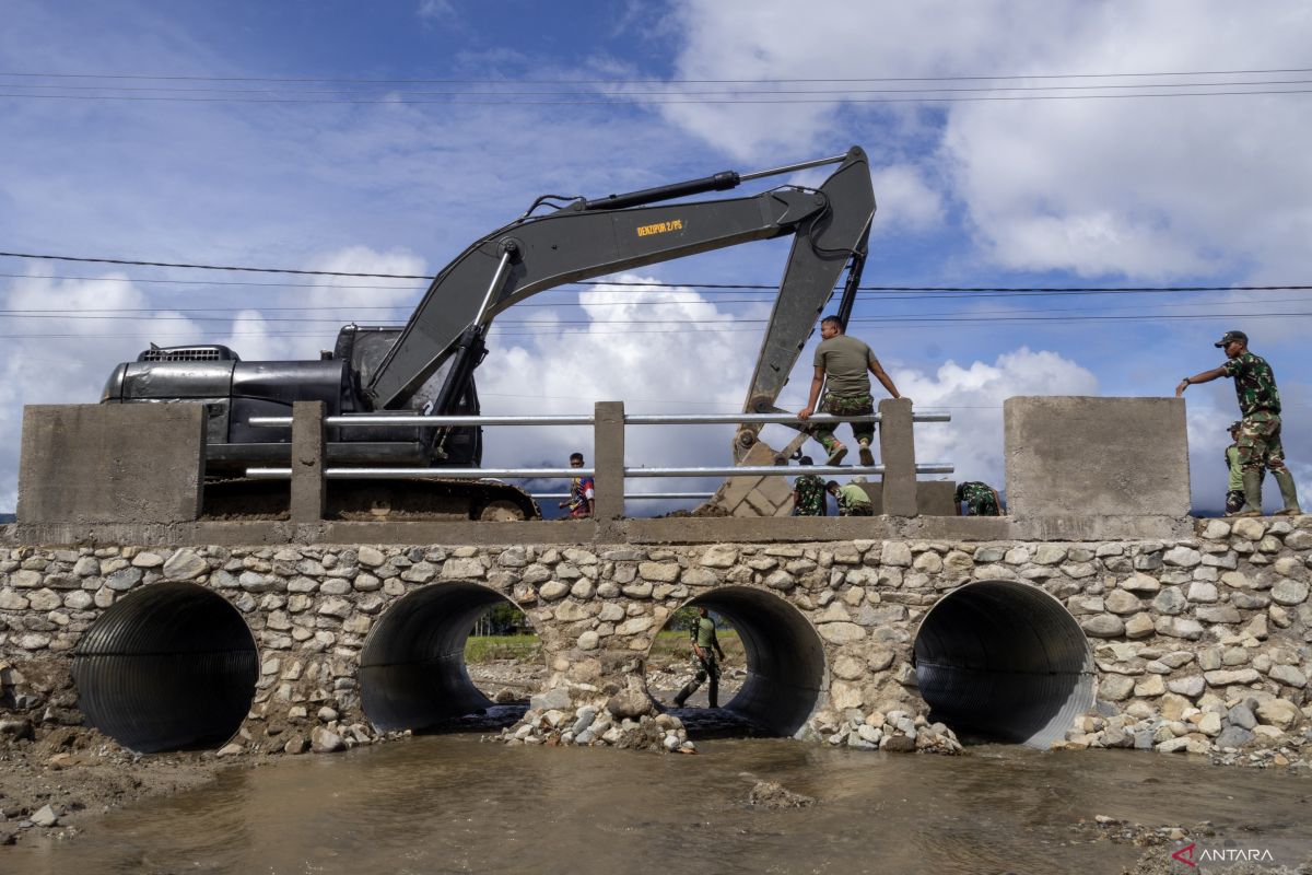TNI kebut pengerjaan Jembatan Armco akses menuju Museum Buya Hamka