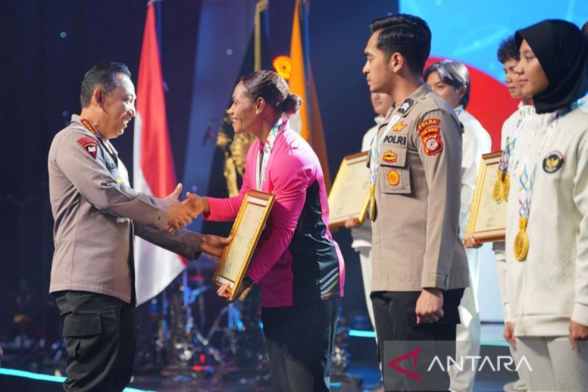 Kapolri beri apresiasi ke atlet Polri berprestasi di SEA Games 2025