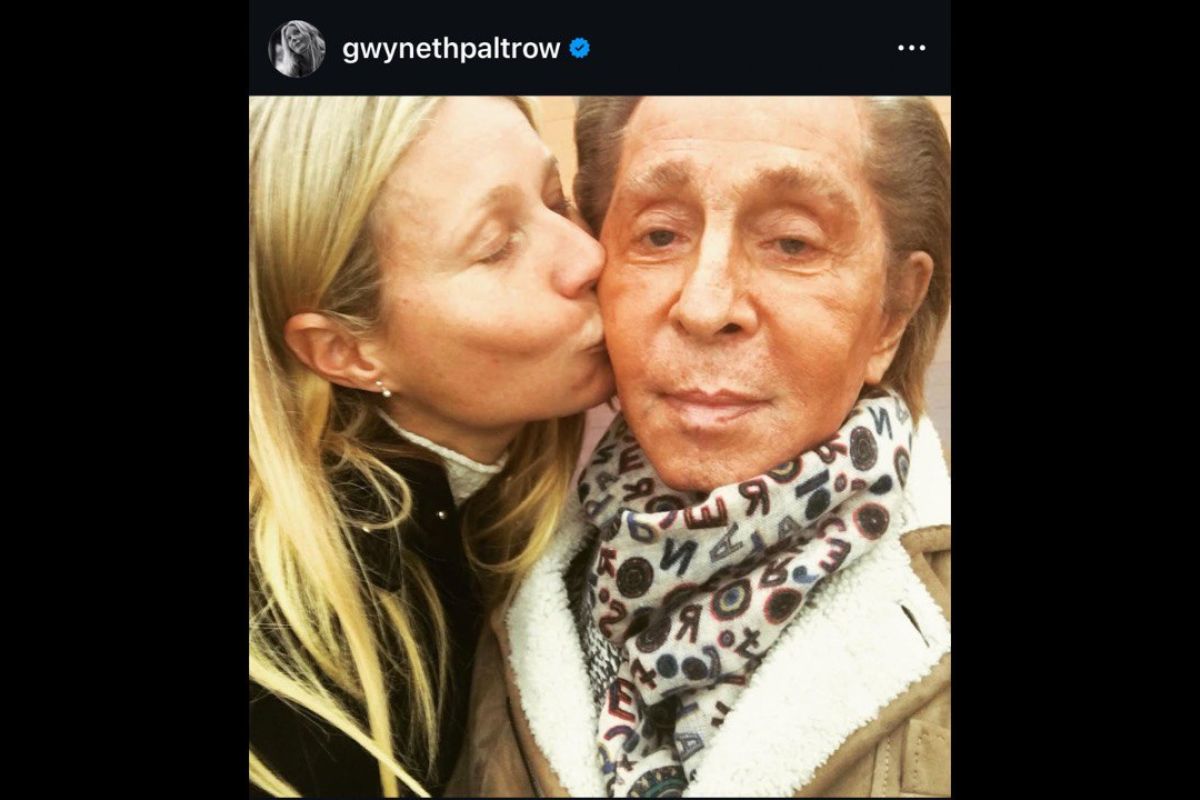 Sosok desainer Valentino di mata Gwyneth Paltrow