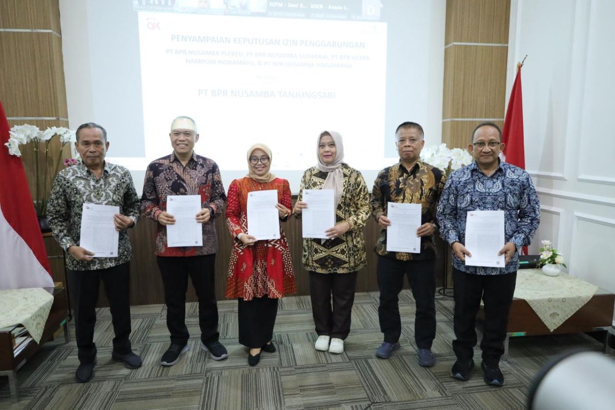 OJK restui empat BPR gabung ke BPR Nusamba Tanjungsari