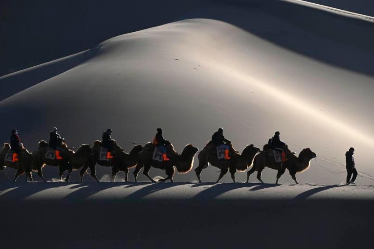 Pusat jalur sutra kuno dunhuang sambut wisatawan selama off-season