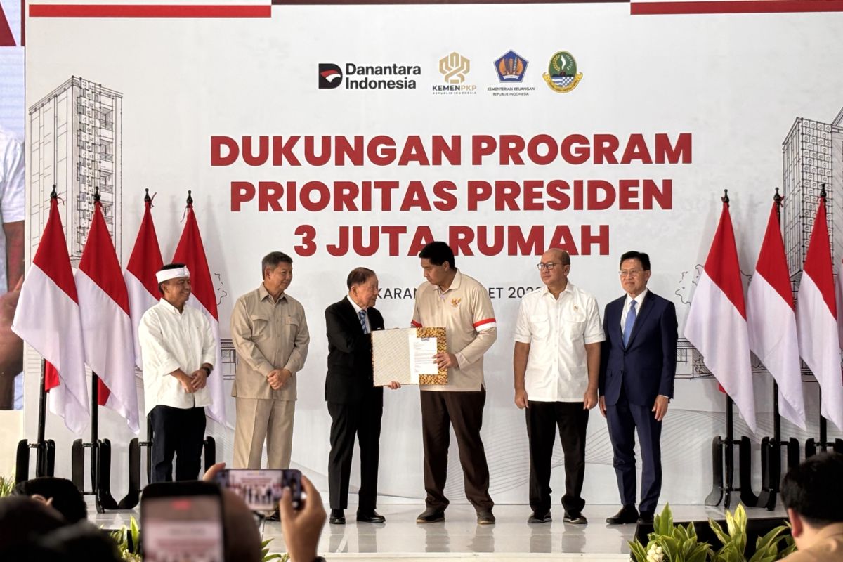 Pemerintah bangun 140 ribu hunian dari hasil hibah Lippo Group