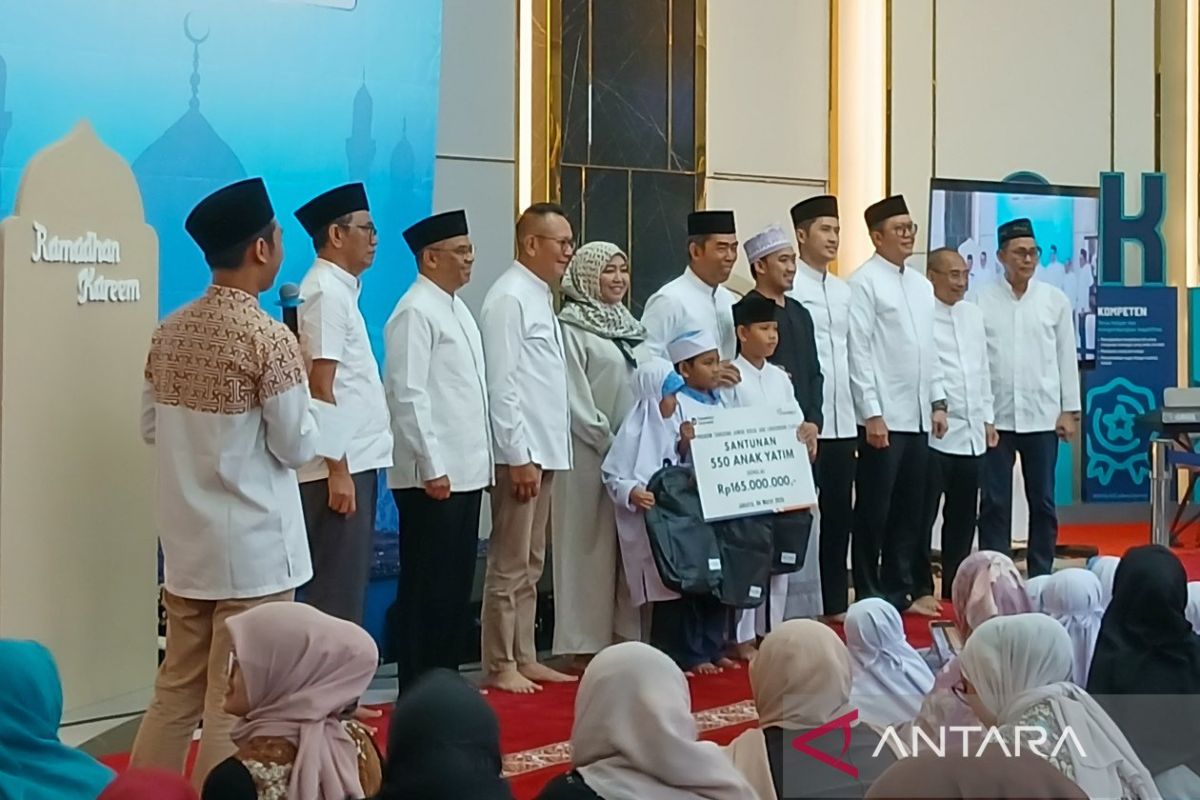 Askrindo beri santunan Rp550 juta bagi anak yatim dalam momen Ramadhan