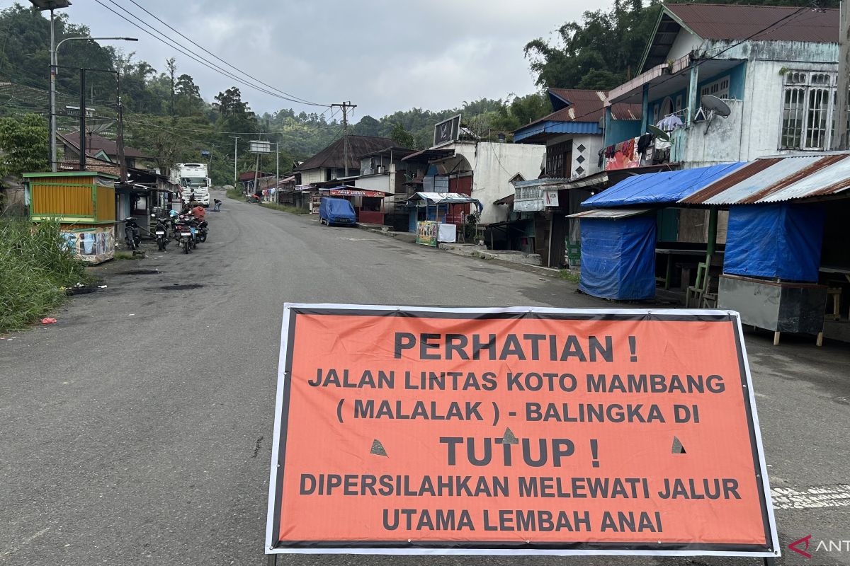 Pemprov Sumbar putuskan tetap tutup ruas Malalak demi keamanan pemudik