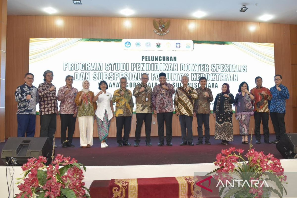 Pemerintah genjot jumlah spesialis dengan meresmikan PPDS di Gorontalo