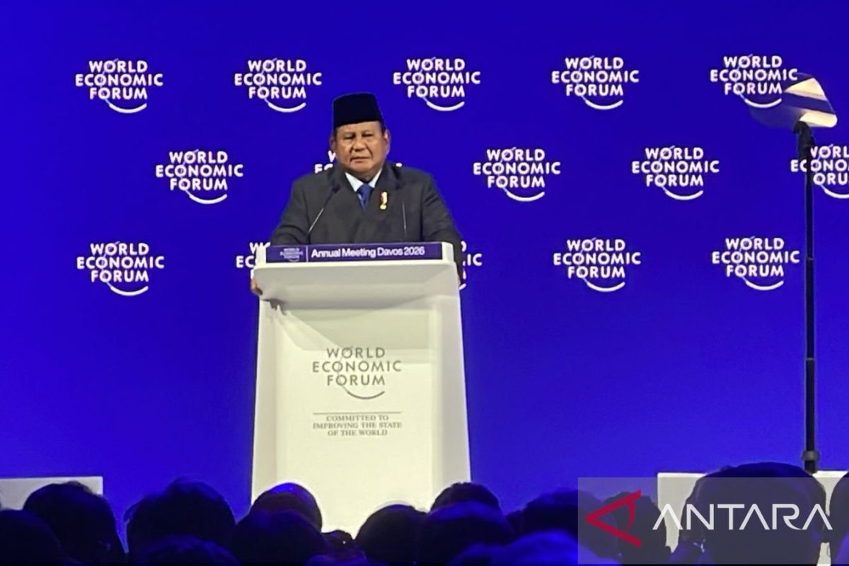 Di WEF, Prabowo kenalkan istilah "Greedonomics" terhadap usaha ilegal