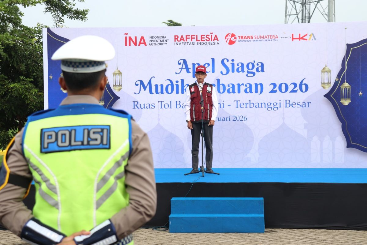 Tol Bakauheni–Terbanggi Besar siap layani arus mudik Lebaran 2026