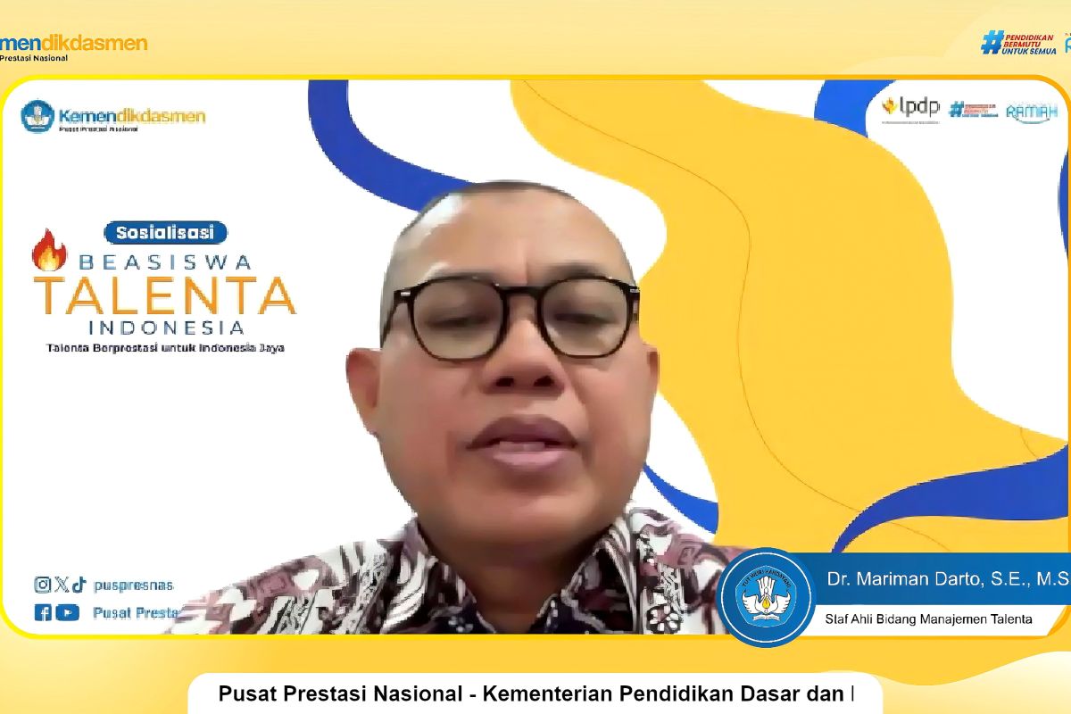 Kemendikdasmen galang kolaborasi sukseskan Beasiswa Talenta Indonesia