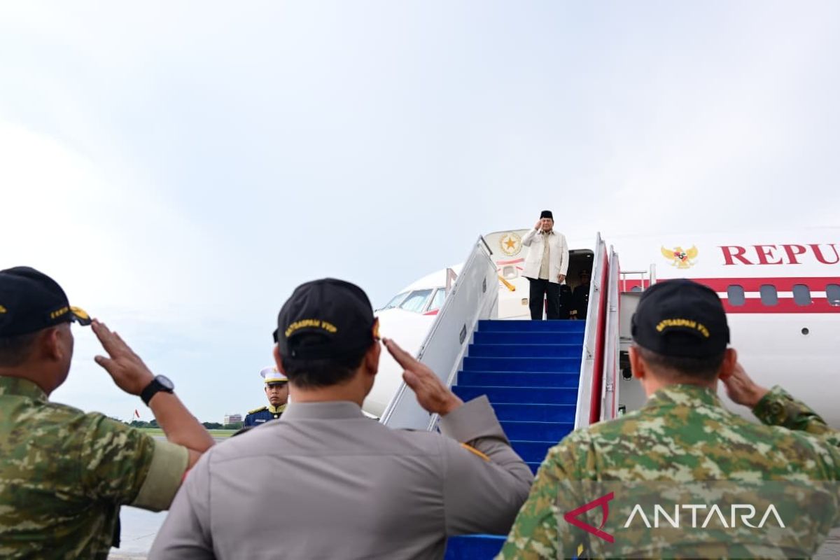 Dari Jakarta, Prabowo bertolak ke Jatim untuk acara Satu Abad NU